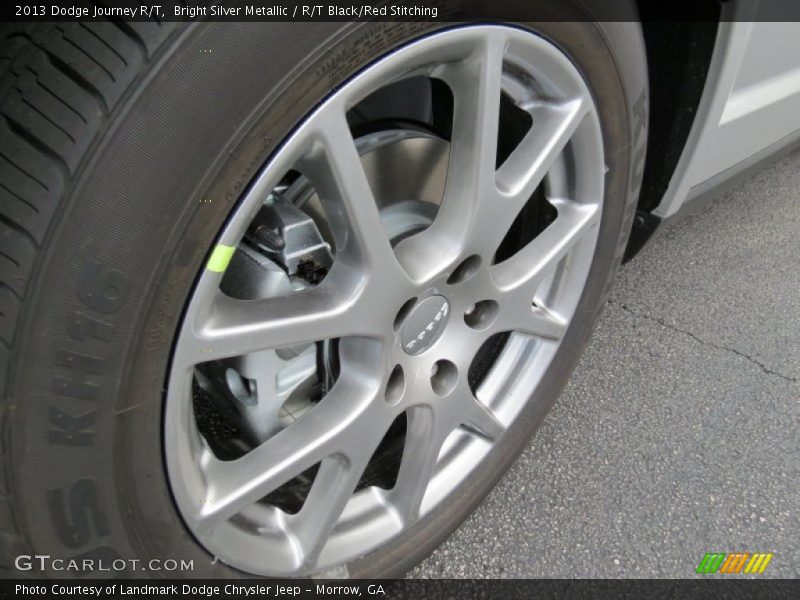 Bright Silver Metallic / R/T Black/Red Stitching 2013 Dodge Journey R/T