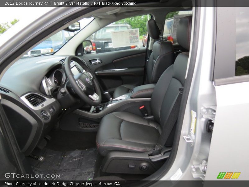 Bright Silver Metallic / R/T Black/Red Stitching 2013 Dodge Journey R/T