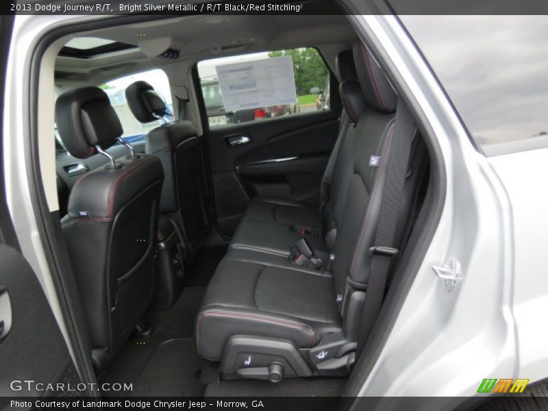 Bright Silver Metallic / R/T Black/Red Stitching 2013 Dodge Journey R/T
