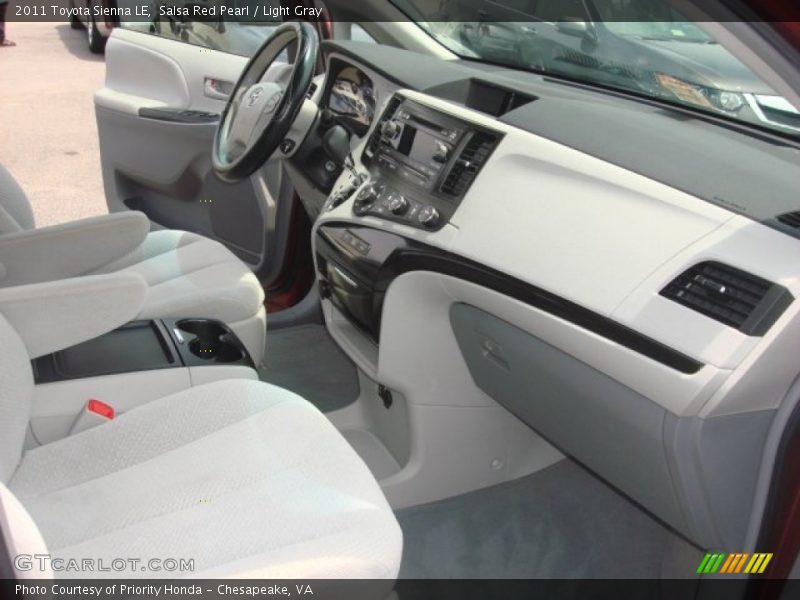 Salsa Red Pearl / Light Gray 2011 Toyota Sienna LE