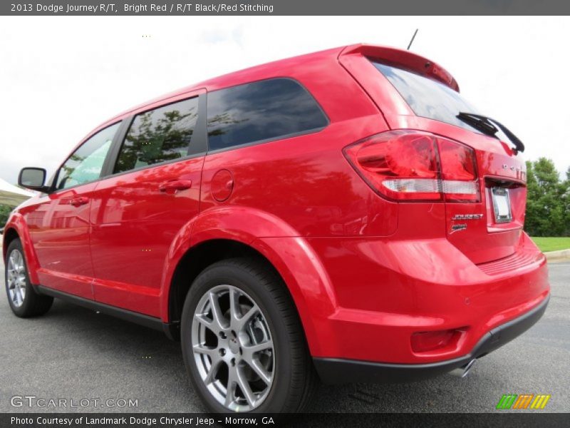 Bright Red / R/T Black/Red Stitching 2013 Dodge Journey R/T
