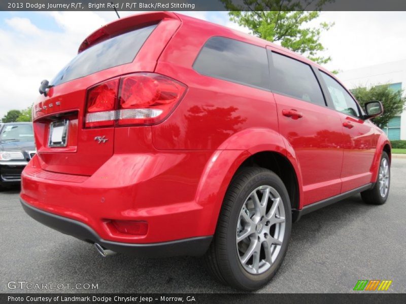 Bright Red / R/T Black/Red Stitching 2013 Dodge Journey R/T