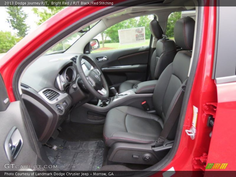 Bright Red / R/T Black/Red Stitching 2013 Dodge Journey R/T