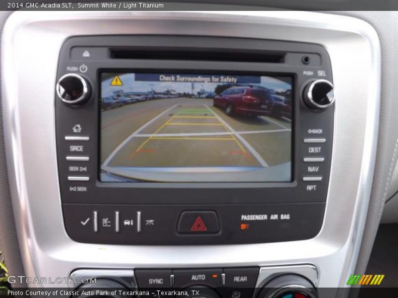 Summit White / Light Titanium 2014 GMC Acadia SLT