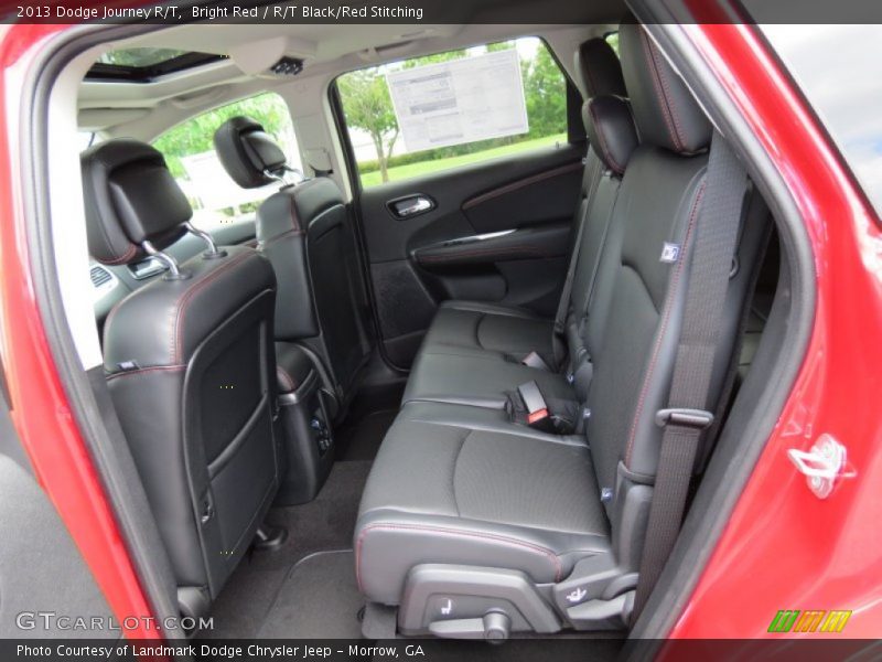 Bright Red / R/T Black/Red Stitching 2013 Dodge Journey R/T