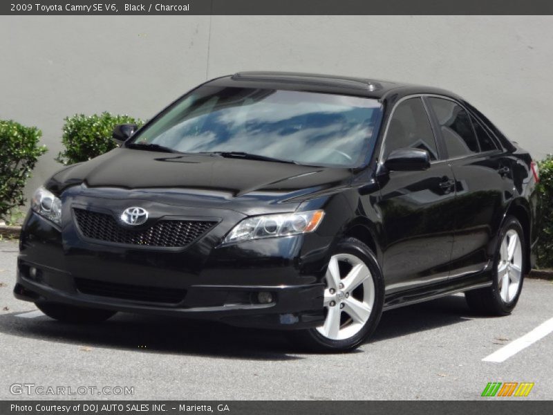Black / Charcoal 2009 Toyota Camry SE V6