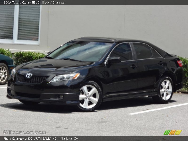 Black / Charcoal 2009 Toyota Camry SE V6