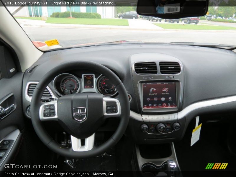 Bright Red / R/T Black/Red Stitching 2013 Dodge Journey R/T