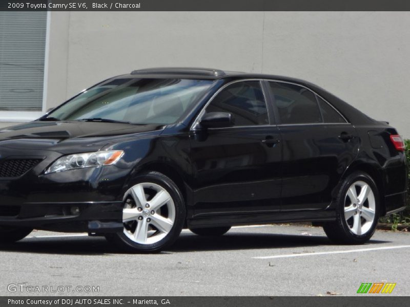 Black / Charcoal 2009 Toyota Camry SE V6