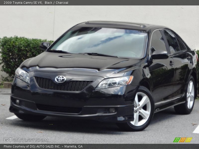 Black / Charcoal 2009 Toyota Camry SE V6