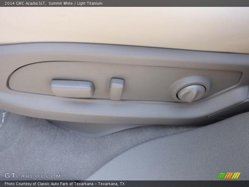 Summit White / Light Titanium 2014 GMC Acadia SLT