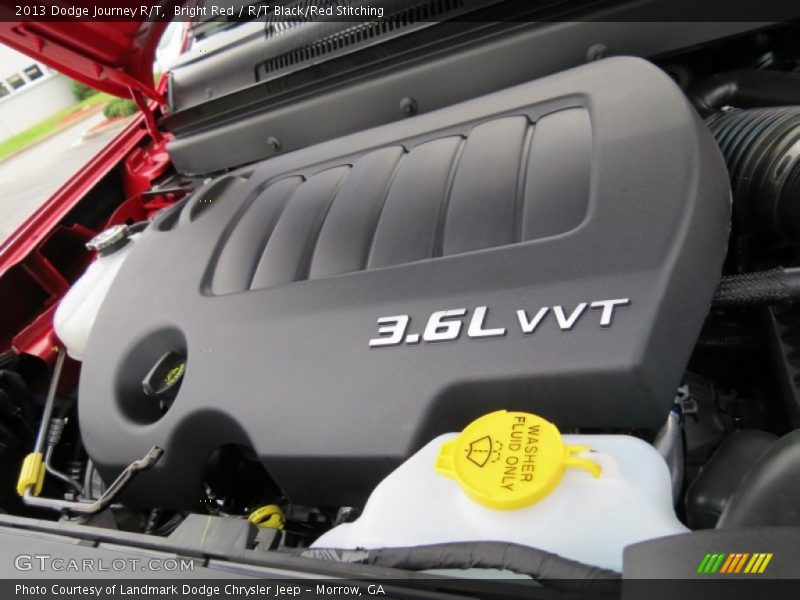 Bright Red / R/T Black/Red Stitching 2013 Dodge Journey R/T