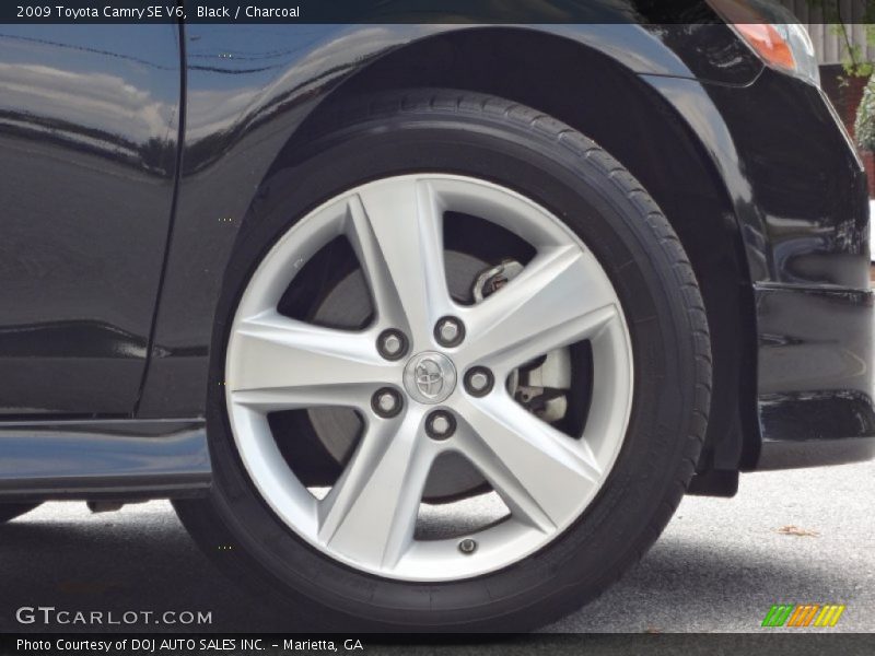 Black / Charcoal 2009 Toyota Camry SE V6