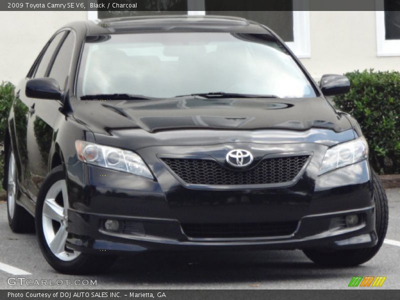 Black / Charcoal 2009 Toyota Camry SE V6