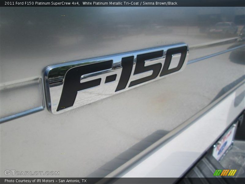 White Platinum Metallic Tri-Coat / Sienna Brown/Black 2011 Ford F150 Platinum SuperCrew 4x4