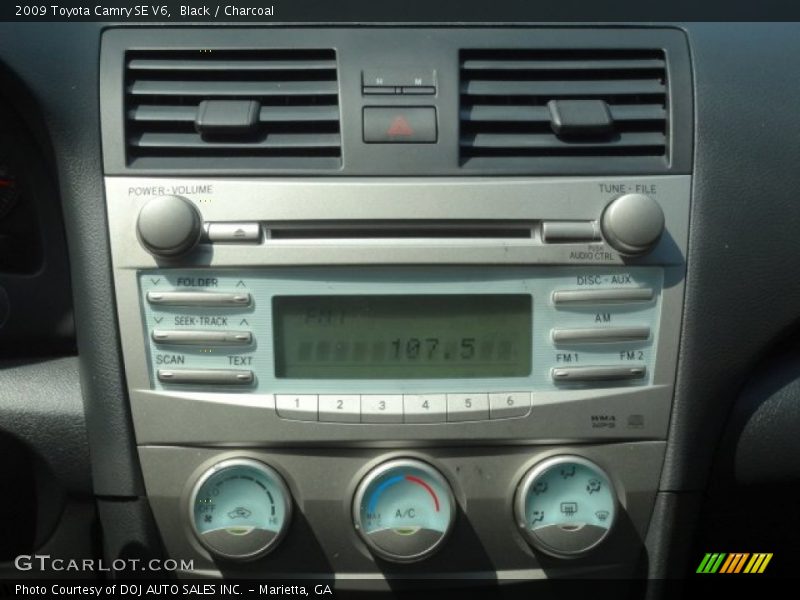 Black / Charcoal 2009 Toyota Camry SE V6