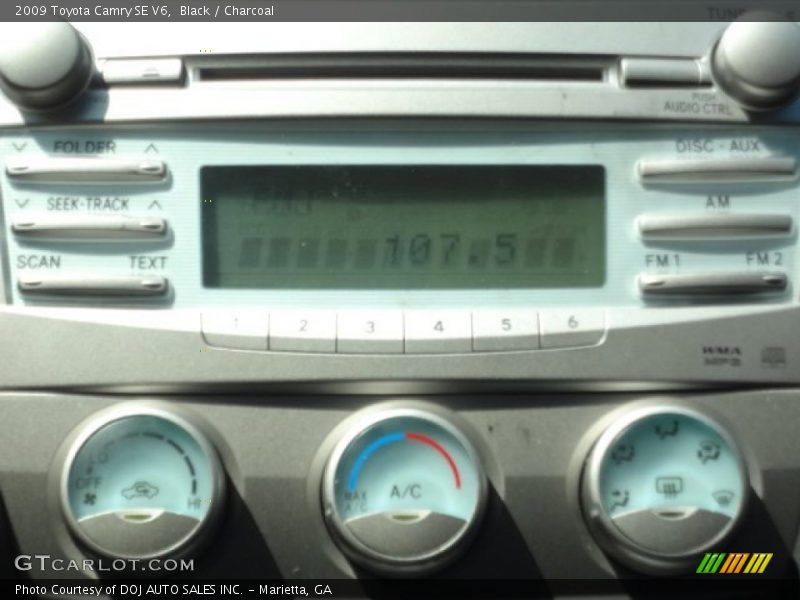 Black / Charcoal 2009 Toyota Camry SE V6