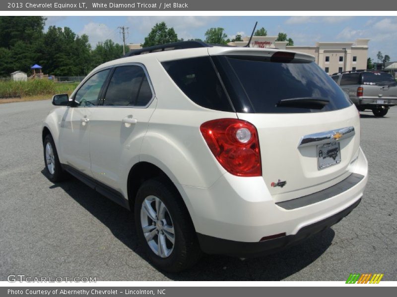 White Diamond Tricoat / Jet Black 2013 Chevrolet Equinox LT