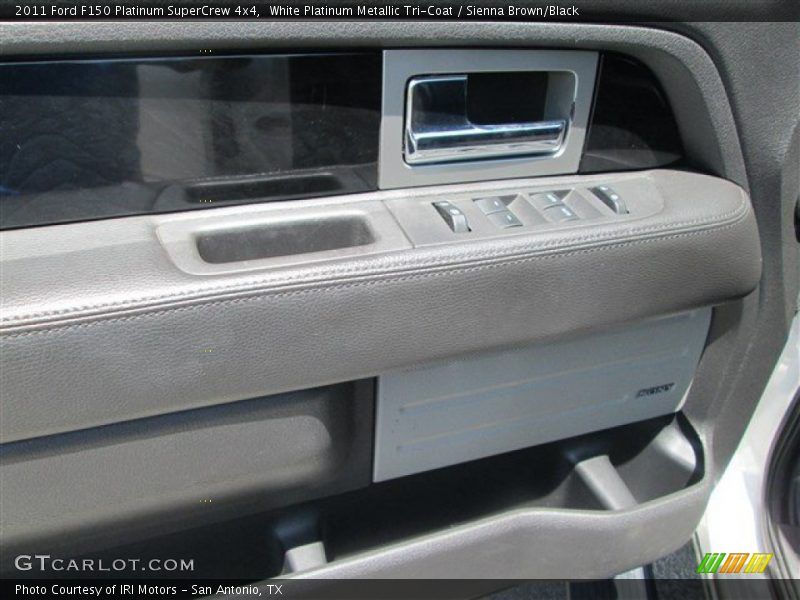 White Platinum Metallic Tri-Coat / Sienna Brown/Black 2011 Ford F150 Platinum SuperCrew 4x4