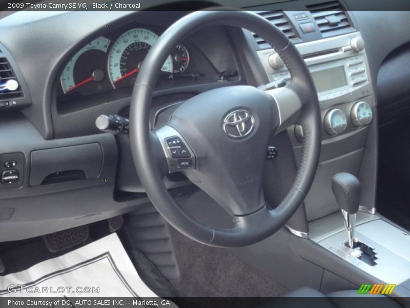 Black / Charcoal 2009 Toyota Camry SE V6