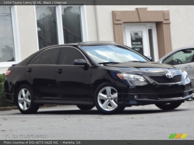 Black / Charcoal 2009 Toyota Camry SE V6