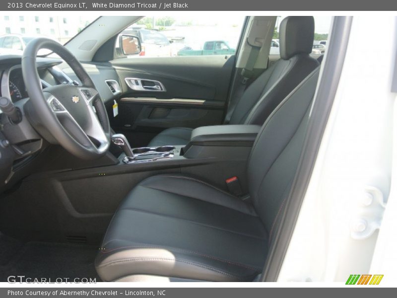 White Diamond Tricoat / Jet Black 2013 Chevrolet Equinox LT