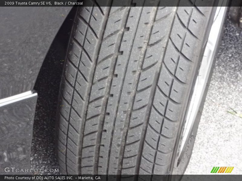 Black / Charcoal 2009 Toyota Camry SE V6