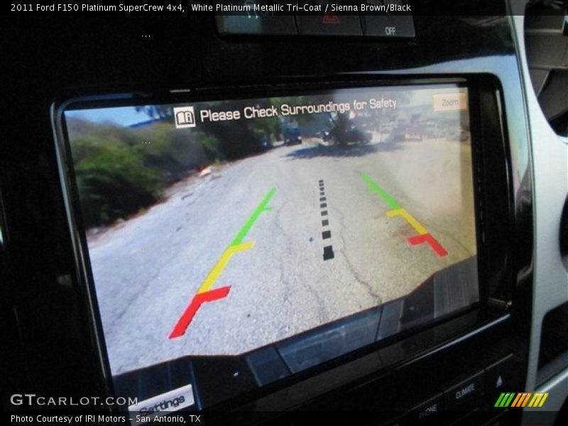 White Platinum Metallic Tri-Coat / Sienna Brown/Black 2011 Ford F150 Platinum SuperCrew 4x4