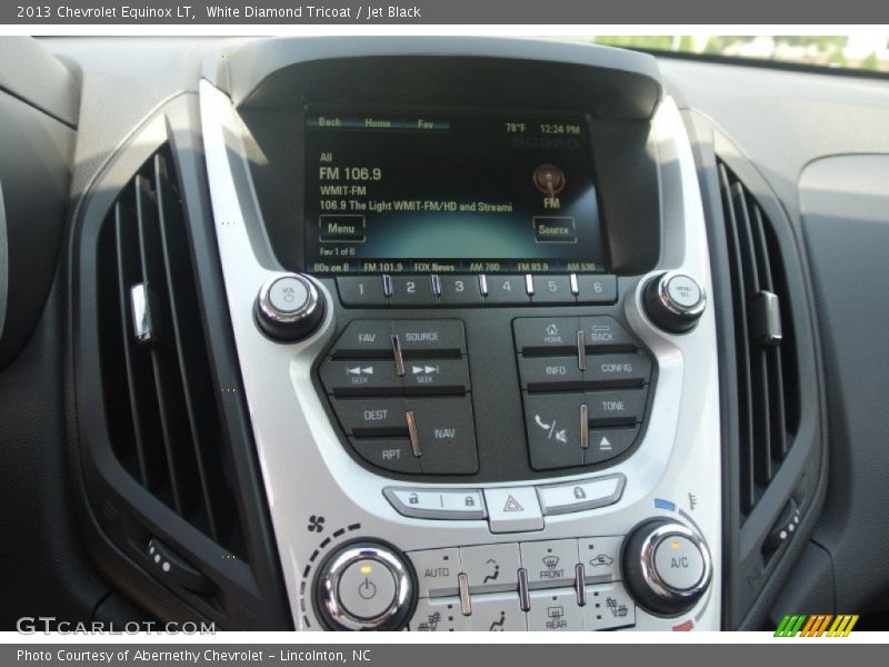 White Diamond Tricoat / Jet Black 2013 Chevrolet Equinox LT