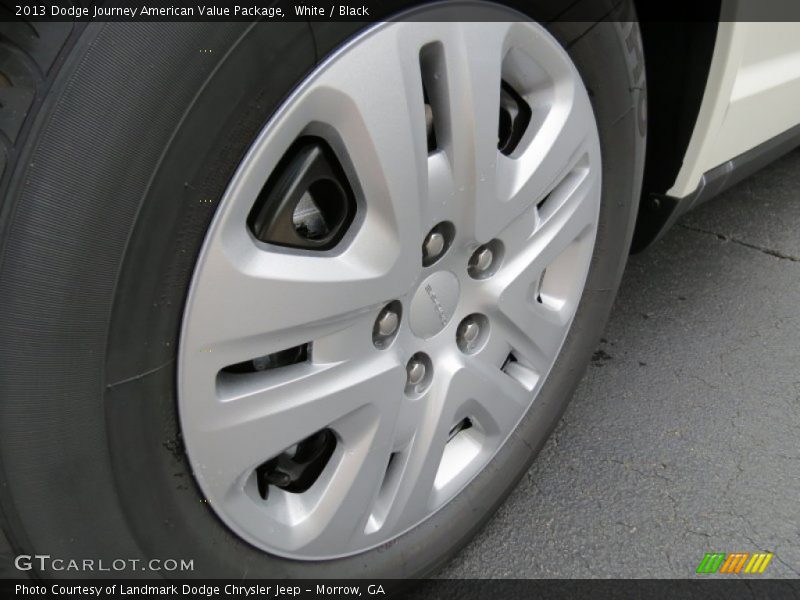 White / Black 2013 Dodge Journey American Value Package