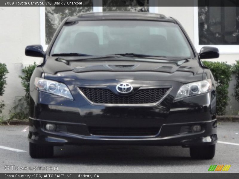Black / Charcoal 2009 Toyota Camry SE V6