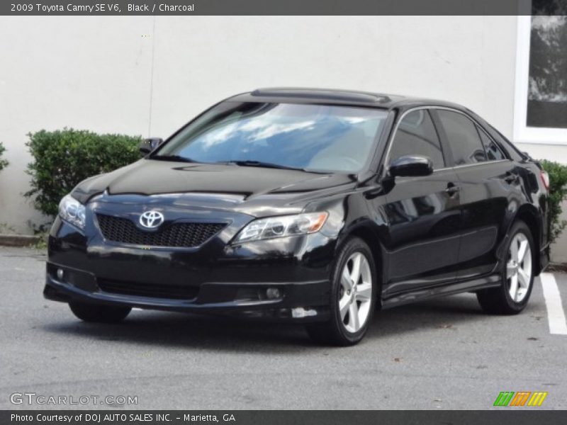 Black / Charcoal 2009 Toyota Camry SE V6