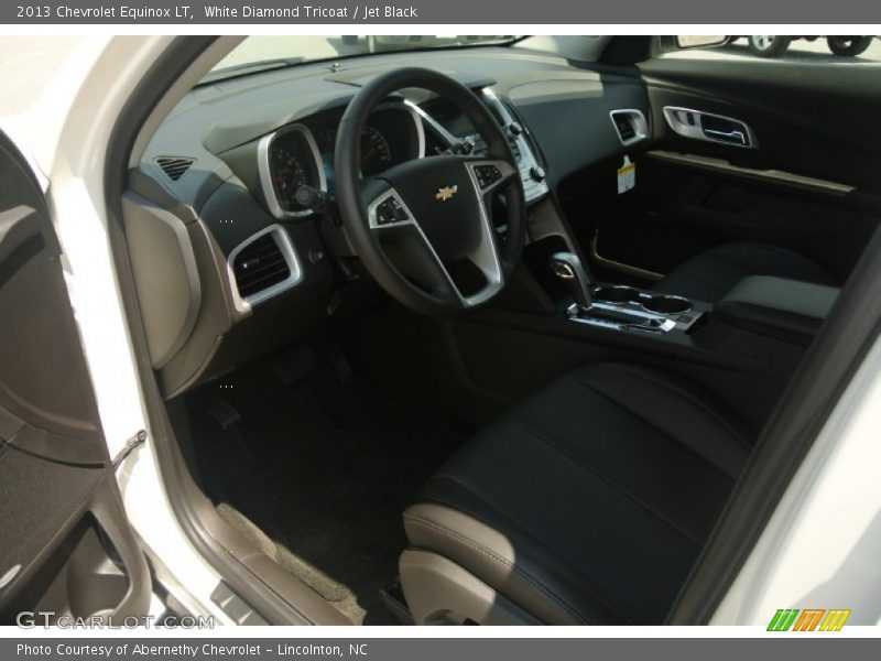 White Diamond Tricoat / Jet Black 2013 Chevrolet Equinox LT