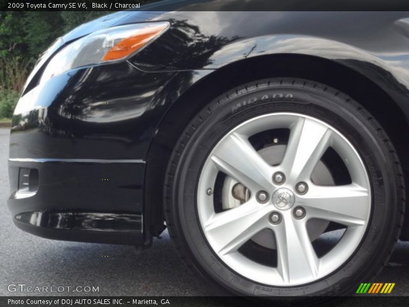 Black / Charcoal 2009 Toyota Camry SE V6