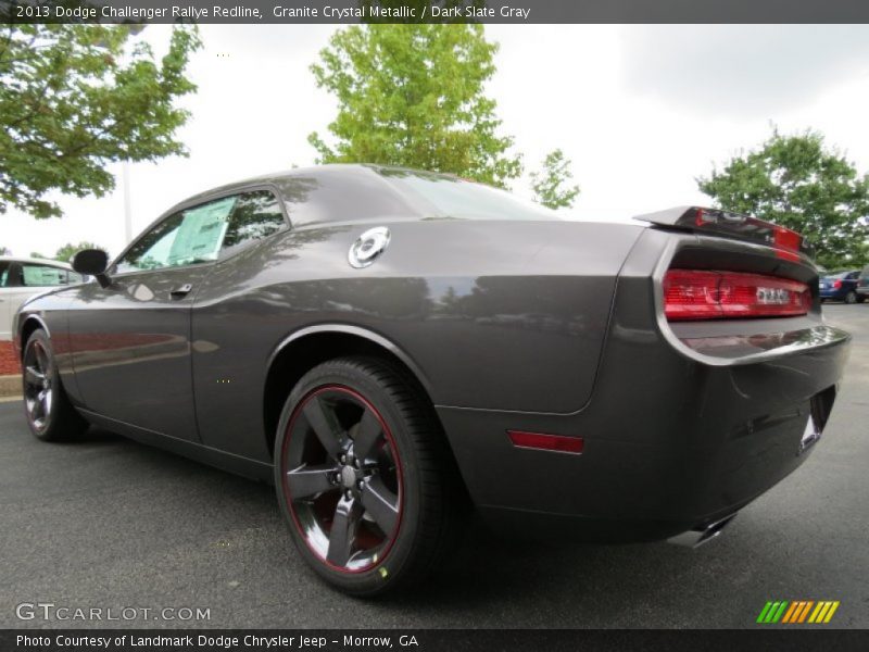 Granite Crystal Metallic / Dark Slate Gray 2013 Dodge Challenger Rallye Redline