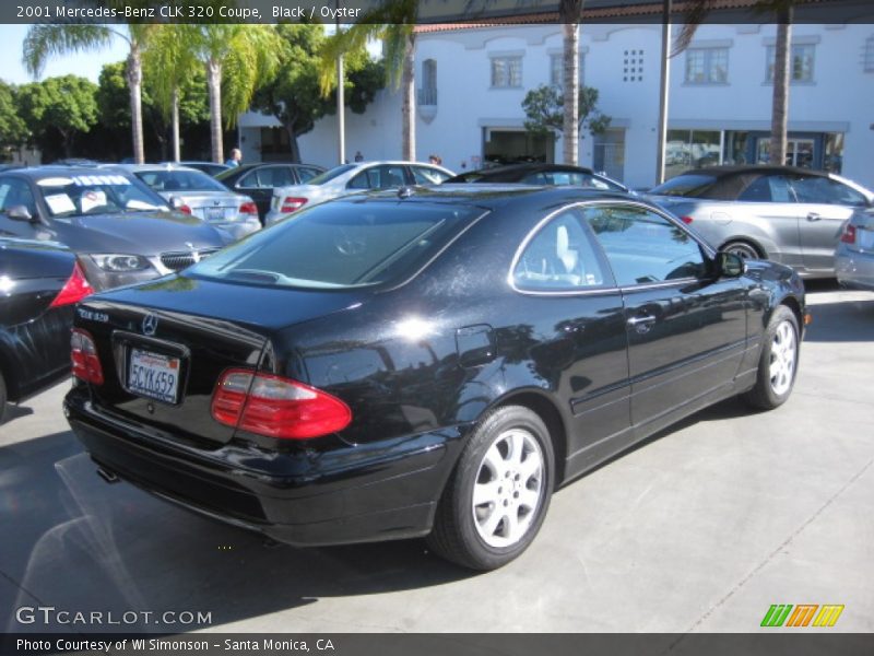 Black / Oyster 2001 Mercedes-Benz CLK 320 Coupe