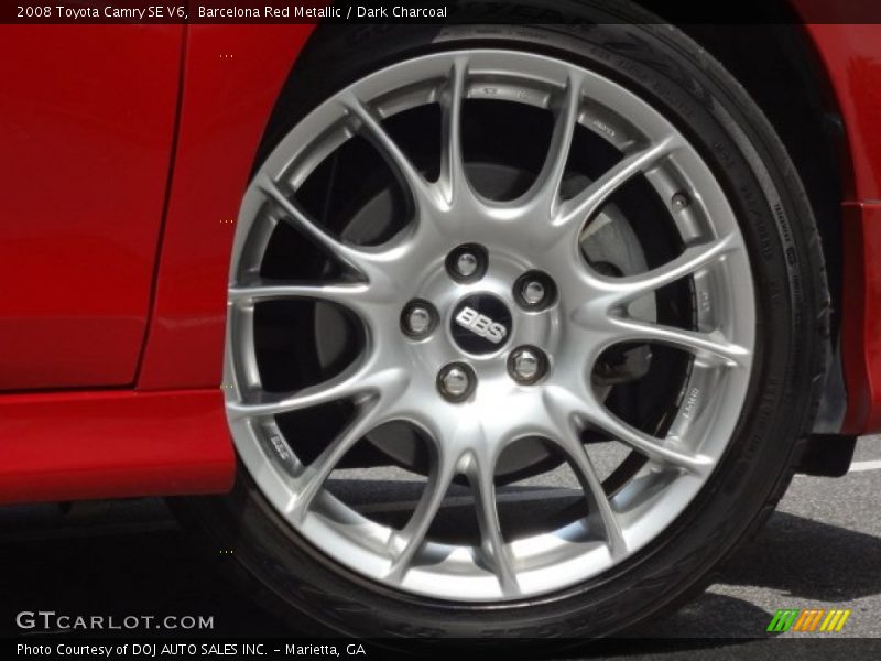 Barcelona Red Metallic / Dark Charcoal 2008 Toyota Camry SE V6