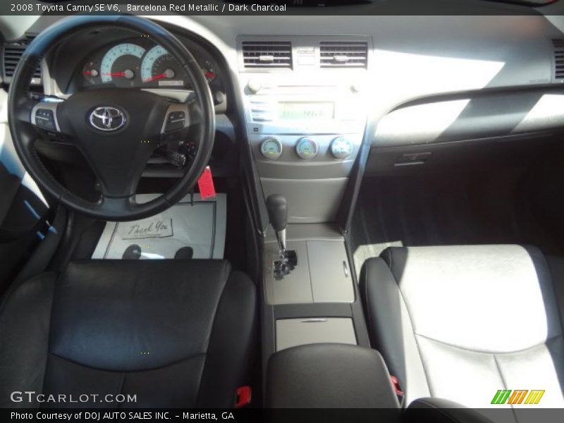 Barcelona Red Metallic / Dark Charcoal 2008 Toyota Camry SE V6