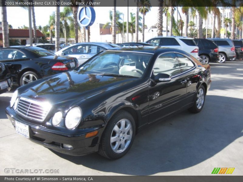 Black / Oyster 2001 Mercedes-Benz CLK 320 Coupe