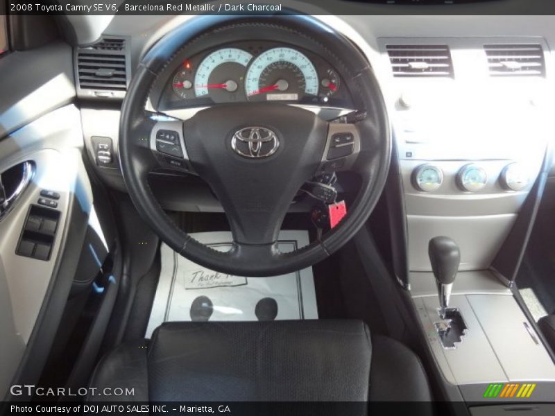 Barcelona Red Metallic / Dark Charcoal 2008 Toyota Camry SE V6