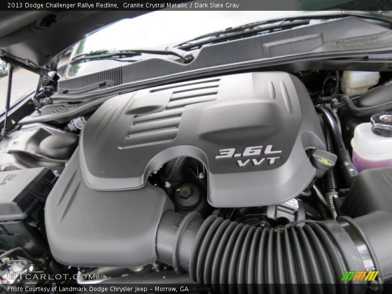Granite Crystal Metallic / Dark Slate Gray 2013 Dodge Challenger Rallye Redline