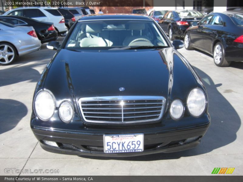 Black / Oyster 2001 Mercedes-Benz CLK 320 Coupe