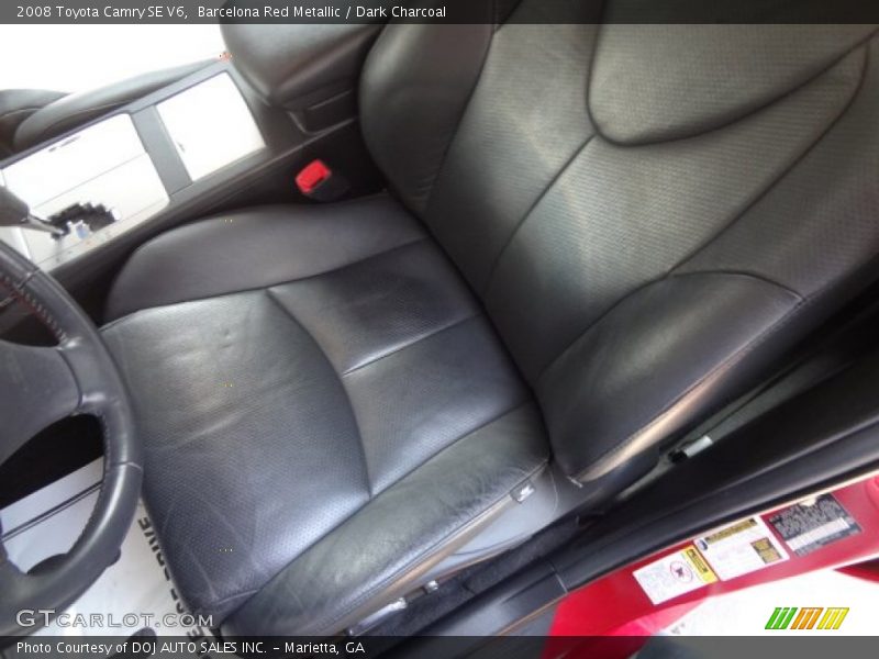 Barcelona Red Metallic / Dark Charcoal 2008 Toyota Camry SE V6