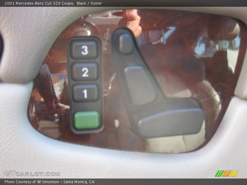 Black / Oyster 2001 Mercedes-Benz CLK 320 Coupe