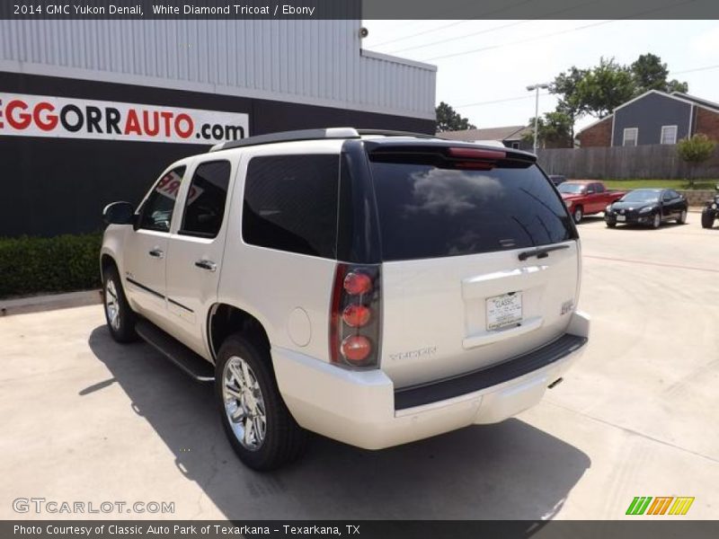 White Diamond Tricoat / Ebony 2014 GMC Yukon Denali