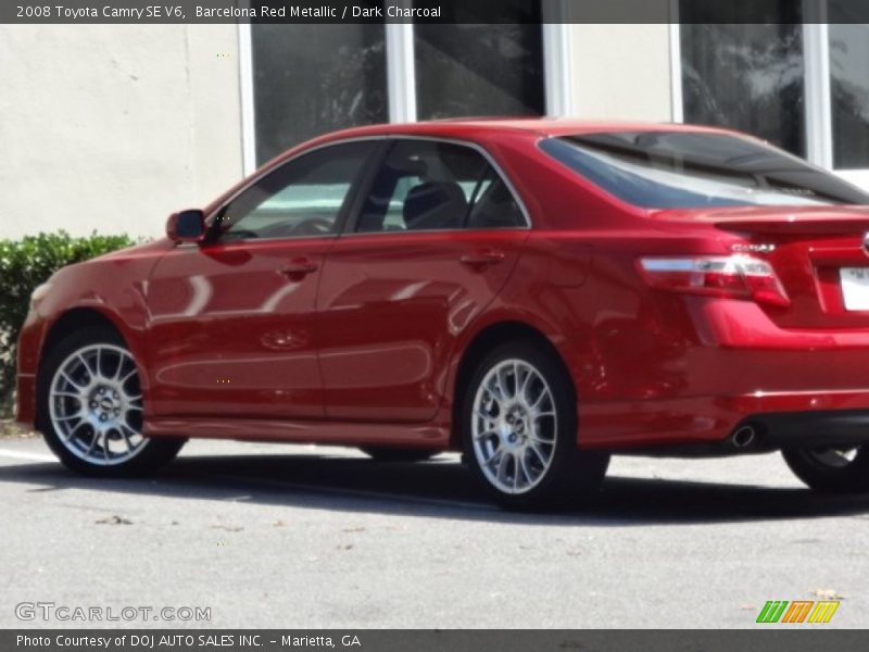 Barcelona Red Metallic / Dark Charcoal 2008 Toyota Camry SE V6