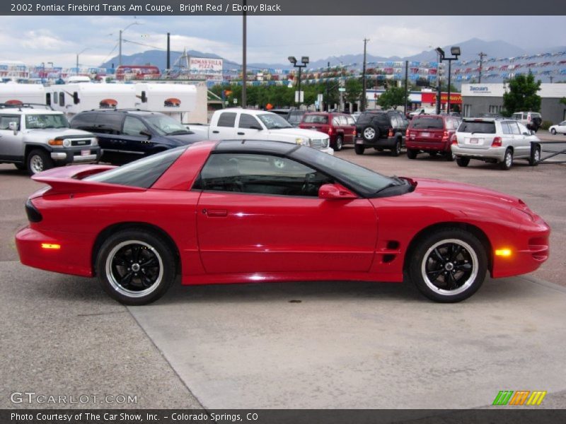 Bright Red / Ebony Black 2002 Pontiac Firebird Trans Am Coupe