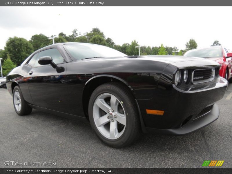 Pitch Black / Dark Slate Gray 2013 Dodge Challenger SXT