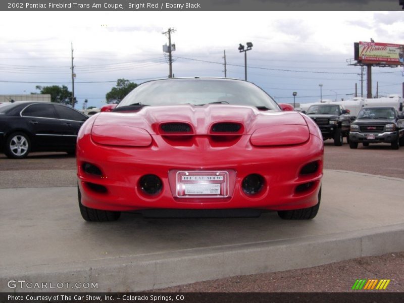 Bright Red / Ebony Black 2002 Pontiac Firebird Trans Am Coupe