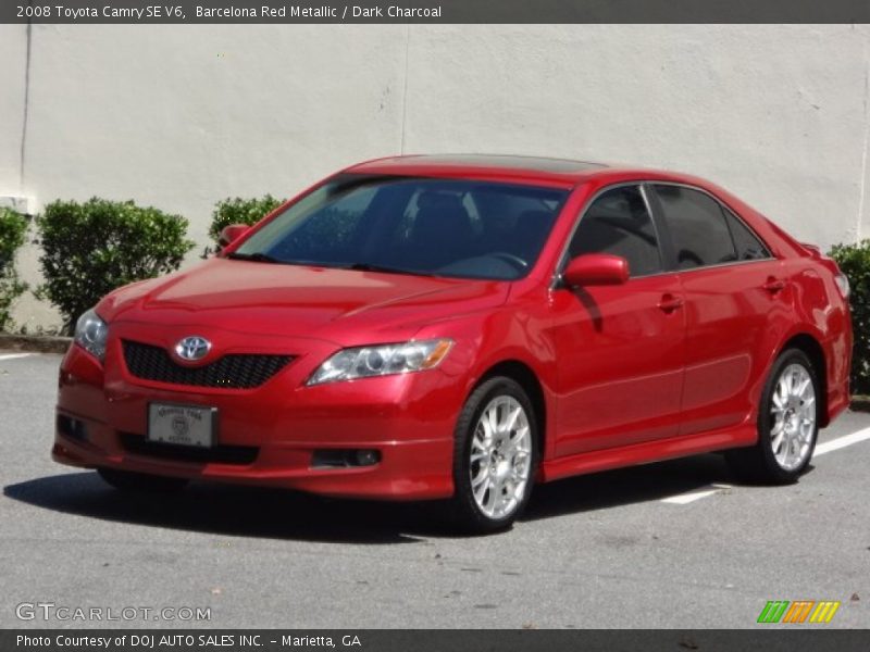 Front 3/4 View of 2008 Camry SE V6
